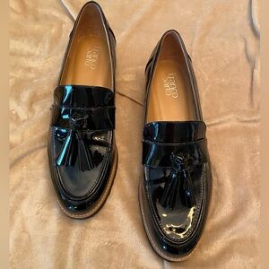Franco Sarto tasseled loafers for women. Size 10